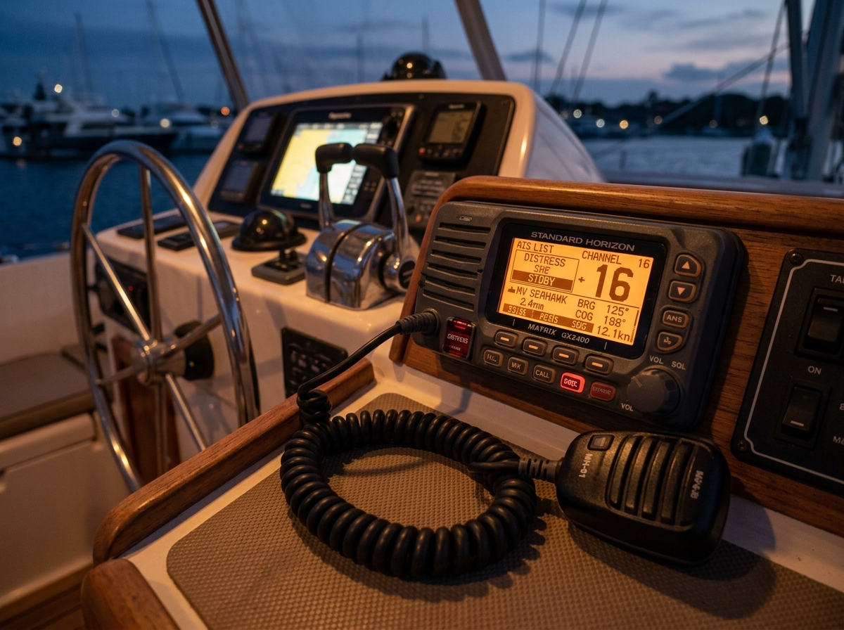 Radiostacja VHF i systemy komunikacji morskiej